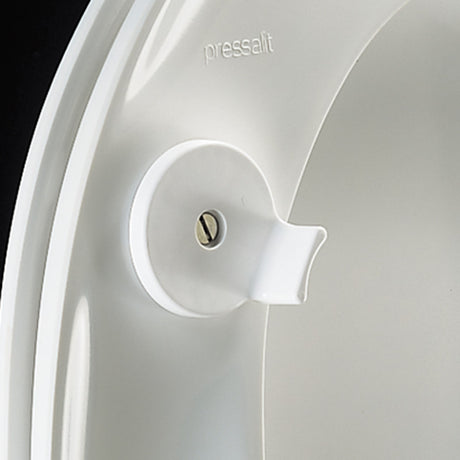 Pressalit Dania toilet seat – detail view