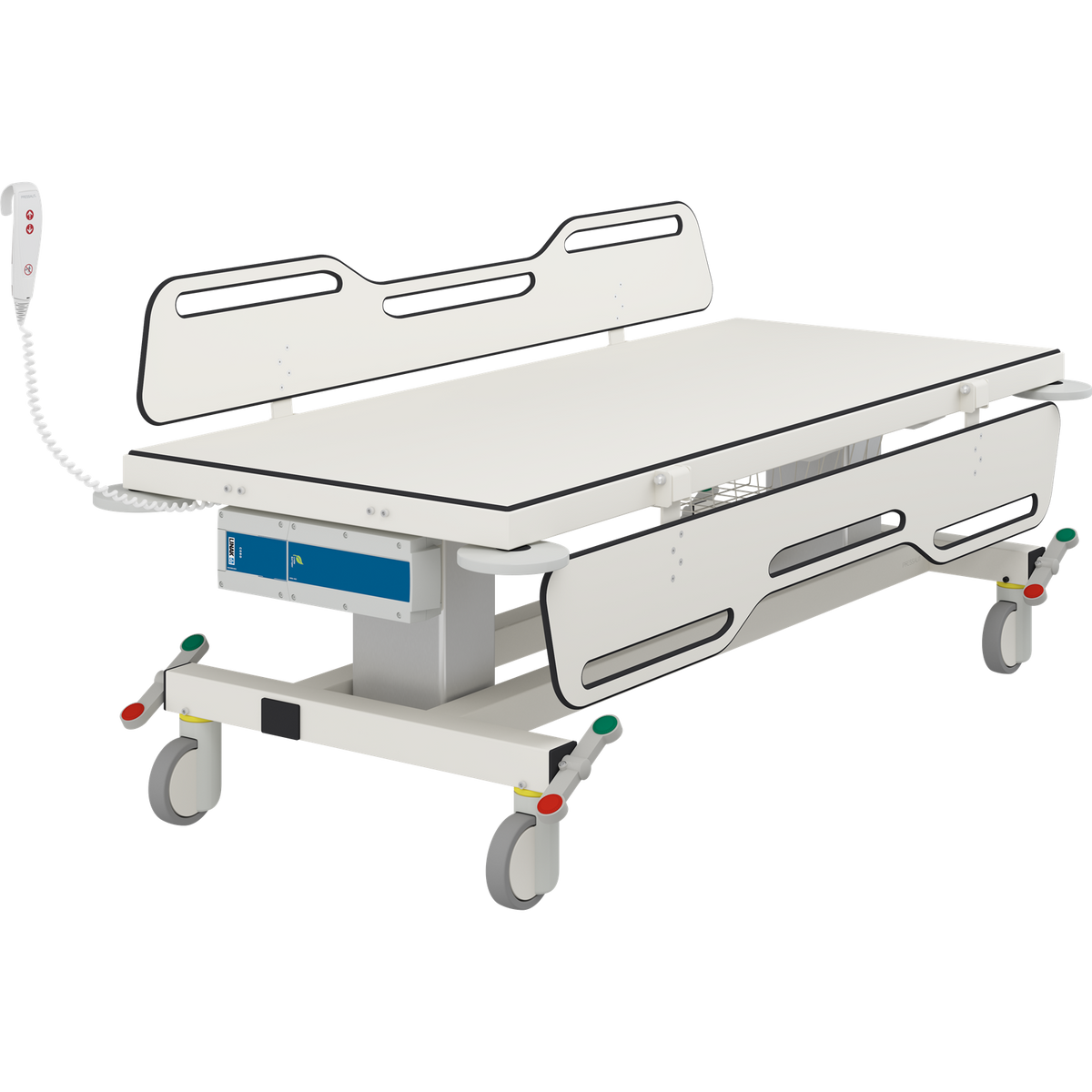 Pressalit MCT 2 battery powered mobile change trolley