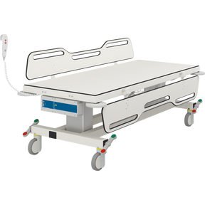 Pressalit MCT 2 battery powered mobile change trolley