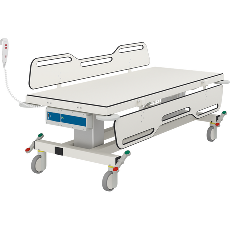 Pressalit MCT 2 battery powered mobile change trolley
