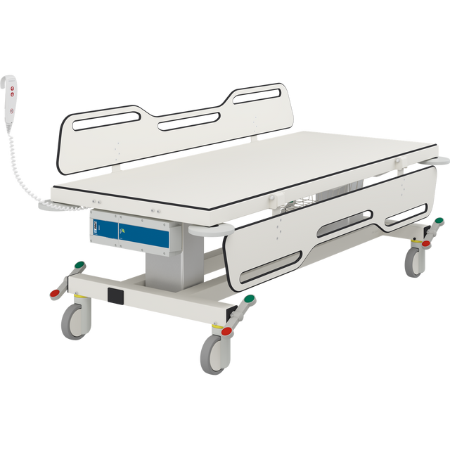 Pressalit MCT 2 battery powered mobile change trolley