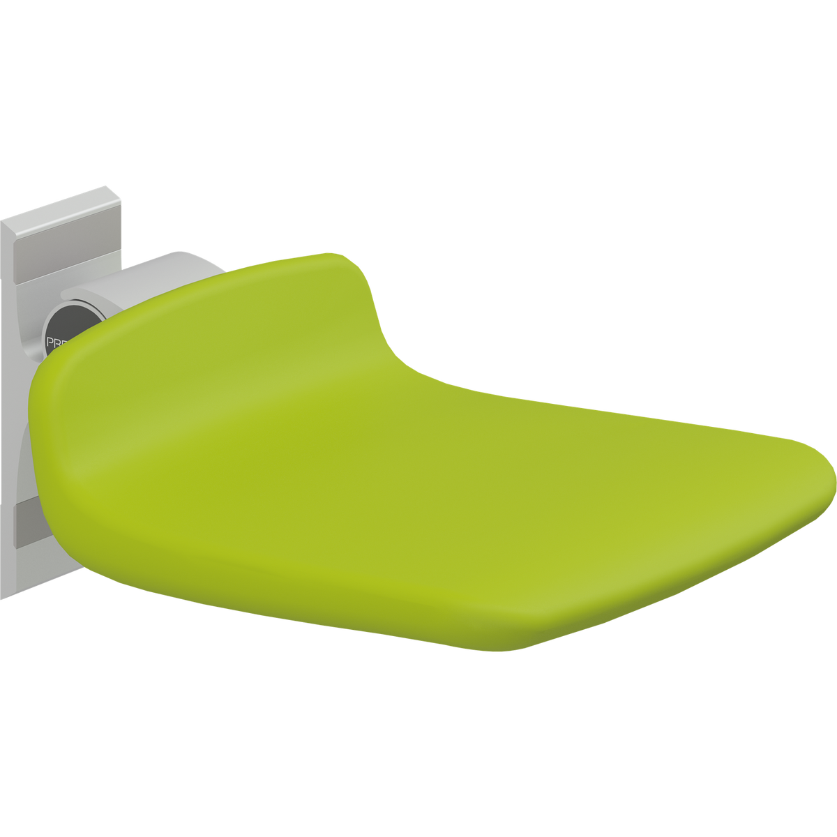Pressalit PLUS fixed height shower seat – 310 mm, Lime Green