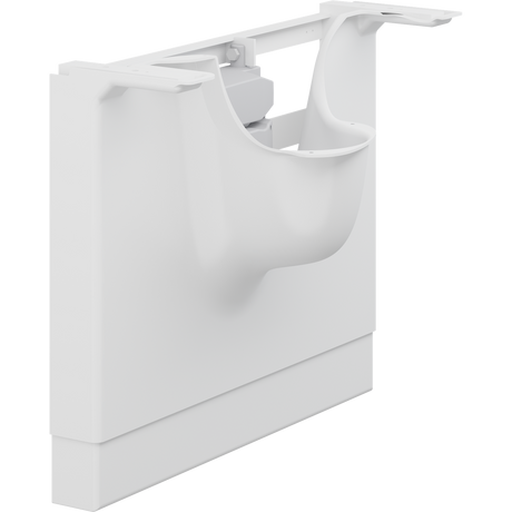 Pressalit MATRIX ANGLE DEEP powered basin unit (right-facing shown)