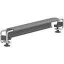 Pressalit PLUS front support – 550–620 mm (Shower Seat 450), Anthracite