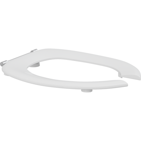 Pressalit Dania toilet seat without cover, open front, white