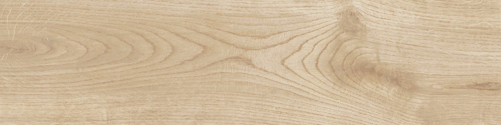 Del Mar light beech wood-effect anti-slip porcelain wall and floor plank tile 202x802mm