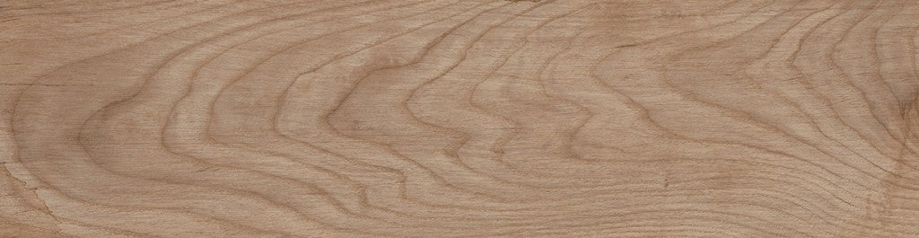 Del Mar walnut wood-effect anti-slip porcelain plank 202x802mm, single plank
