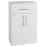 Kartell K-VIT Impakt Double Door and Drawer Unit 500mm (300mm deep) White Gloss (IMP500DDU)