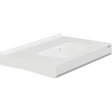 Pressalit MATRIX SQUARE vanity wash basin 900 mm, white