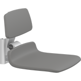 Pressalit PLUS replacement shower seat – 450 mm – Backrest Only, Standard Seat, Anthracite