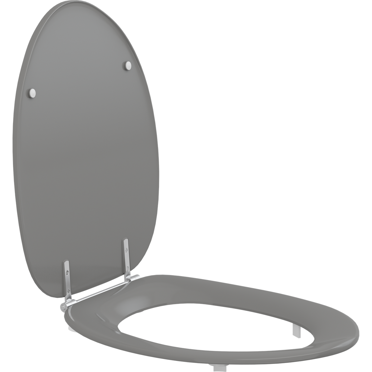 Pressalit Dania toilet seat with cover, anthracite