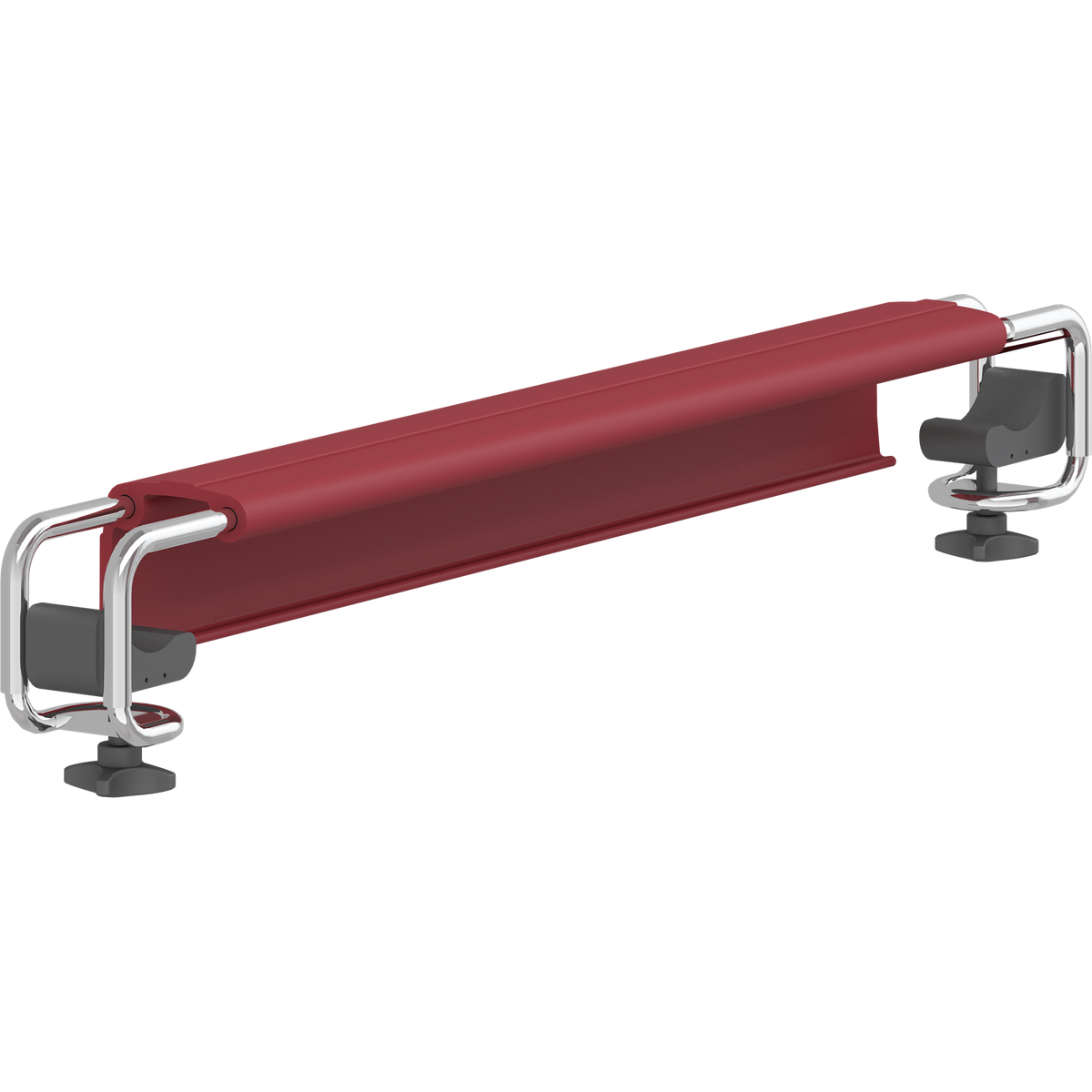 Pressalit PLUS front support – 550–620 mm (Shower Seat 450), Red