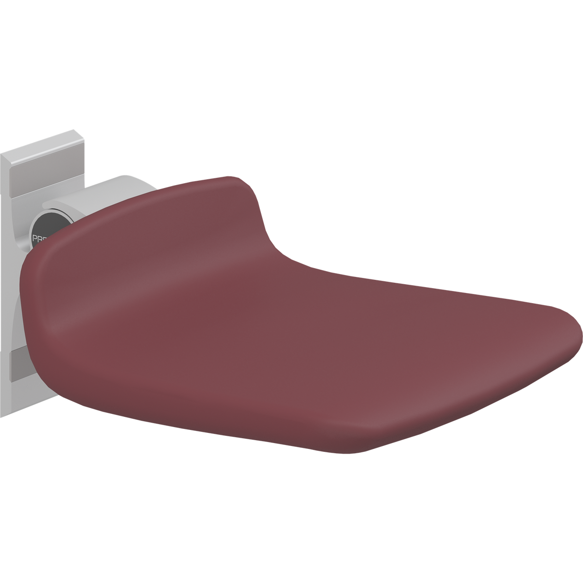 Pressalit PLUS fixed height shower seat – 310 mm, Red