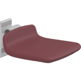 Pressalit PLUS fixed height shower seat – 310 mm, Red