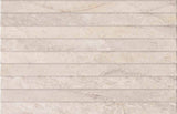 Edgartown bone matt ceramic overlap decor tile 270x420mm face