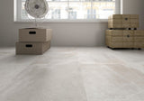 Edgartown bone stone effect matt porcelain wall and floor tile 600x600mm