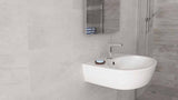 Edgartown 270x420mm stone effect ceramic wall tiles in a bathroom setting