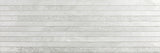 Edgartown grey matt ceramic overlap decor 300x900mm tile face