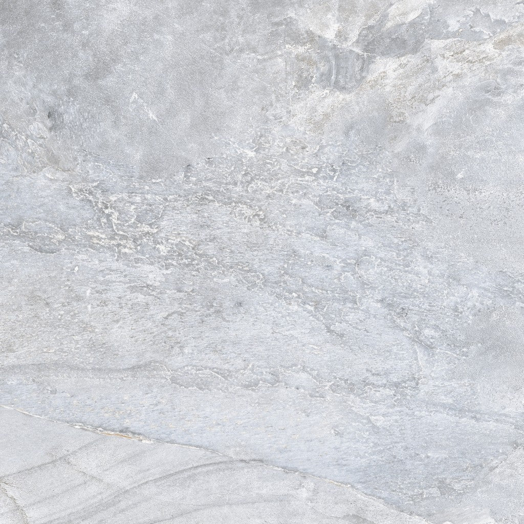 Edgartown grey matt ceramic wall and floor tile 450x450mm face