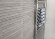 Edgartown grey stone effect matt ceramic wall tile 270x420mm