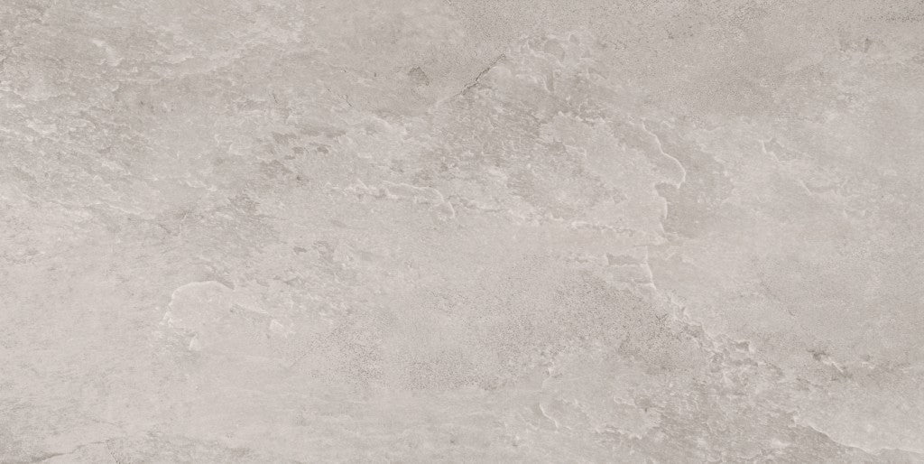 Edgartown grey matt ceramic wall tile 300x600mm face
