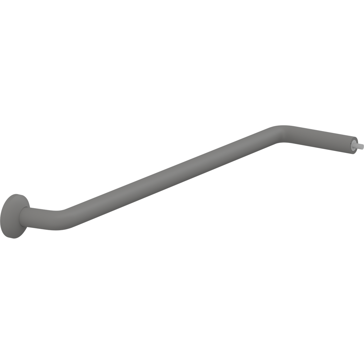 Pressalit PLUS angled tube piece 762 x 154 mm