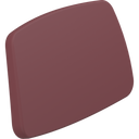 Pressalit PLUS fixed height backrest – 385 mm, Red