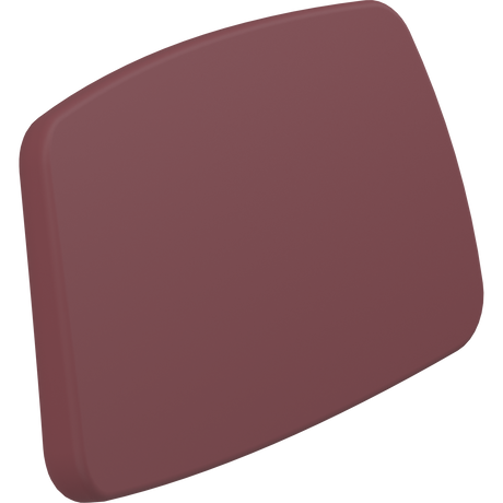 Pressalit PLUS fixed height backrest – 385 mm, Red
