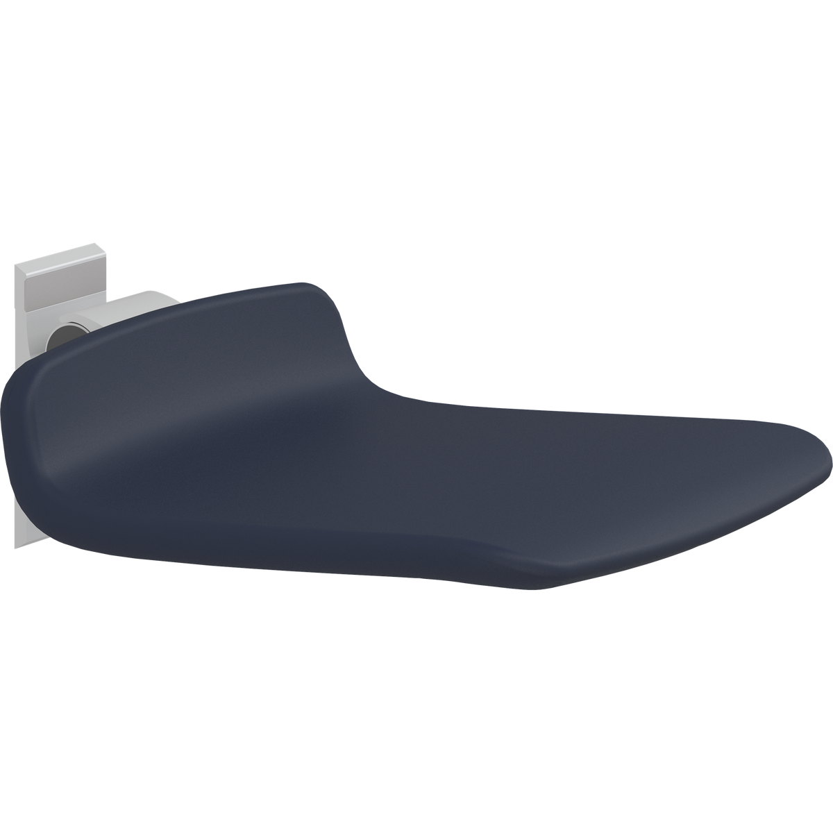 Pressalit PLUS fixed height shower seat – 450 mm, Dark Blue