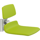 Pressalit PLUS replacement shower seat – 450 mm – Backrest Only, Standard Seat, Lime Green