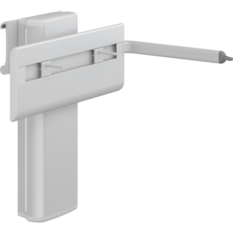 Pressalit PLUS track-mounted wash basin bracket, electric
