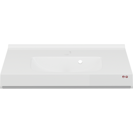 Pressalit MATRIX SQUARE vanity wash basin in a care bathroom