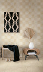 Fairhope Greige stone effect matt porcelain wall and floor tile 600x600mm