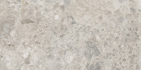 Fairhope Grey Mix stone effect matt porcelain wall and floor tile 300x600mm