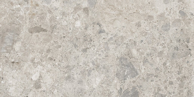 Fairhope Grey Mix stone effect matt porcelain wall and floor tile 300x600mm