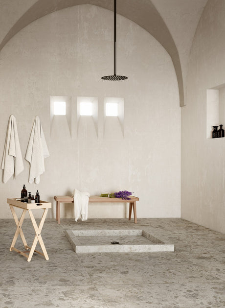 Fairhope Grey Mix stone effect matt porcelain wall and floor tile 600x1200mm – image 2