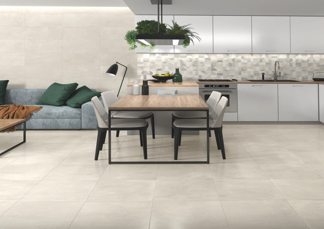 Falmouth Stone marble effect matt ceramic wall tile 270x420mm