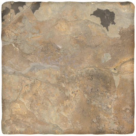 Florence autumn grey flagstone-effect tile 500x500mm, single tile