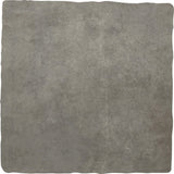 Florence grey flagstone-effect matt porcelain tile 300x300mm, room setting