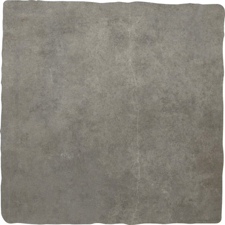 Florence grey flagstone-effect matt porcelain tile 300x300mm, room setting