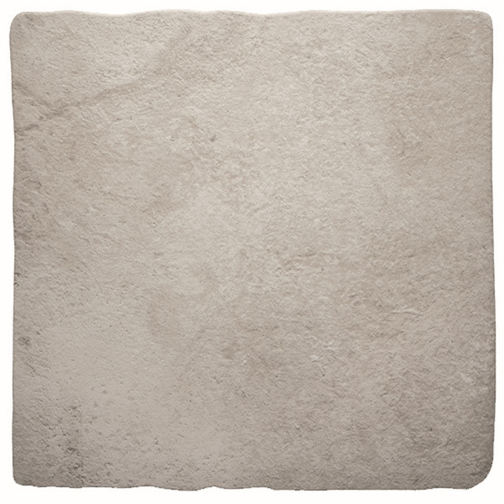 Florence pale grey flagstone-effect matt porcelain tile 300x300mm, single tile