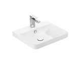 Kartell K-VIT Options 24 500mm 2 Drawer Floor Standing Unit With Ceramic Basin -White Gloss (OPT500DR-WT FUR148ME)