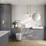 Multipanel Tile Alpine White Large Tile Bathroom Wall Panel 2400 x 598mm – Matt, photo 2