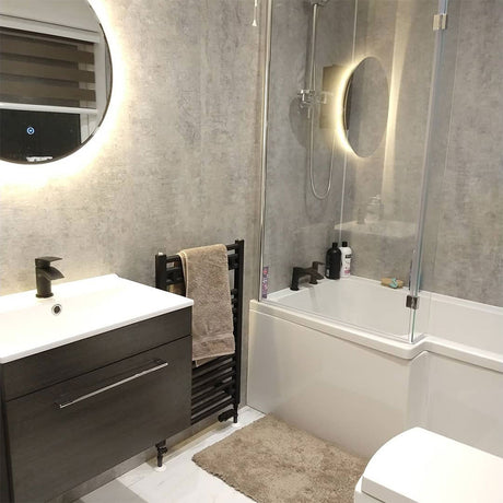 Multipanel Linda Barker Concrete Elements Bathroom Wall Panel – Textured Matt, photo 3