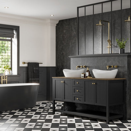 Multipanel Linda Barker Graphite Elements Bathroom Wall Panel – Textured Matt, photo 3