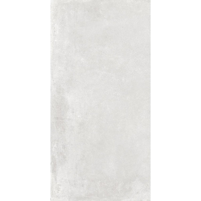 Gulfport Ice White Concrete Effect Matt Porcelain Wall & Floor Tile 600x1200mm