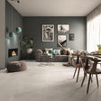 Gulfport Ice White Concrete Effect Matt Porcelain Wall & Floor Tile 600x600mm
