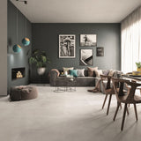 Gulfport Ice White Concrete Effect Matt Porcelain Wall & Floor Tile 600x600mm