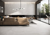 Gulfport Ice White Concrete Effect Matt Porcelain Wall & Floor Tile 600x600mm, view 2