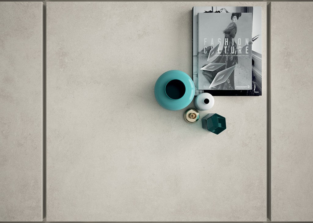 Gulfport Ice White Concrete Effect Matt Porcelain Wall & Floor Tile 600x600mm, view 3